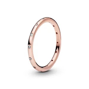 (תמונה ל-) טבעת להקת Pandora Simple Sparkling Band - 180945CZ
