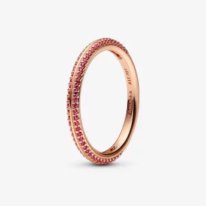 (תמונה ל-) Pandora ME Red Pavé טבעת - 189679C02