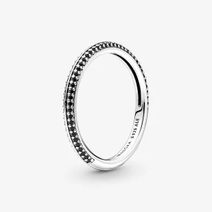 (תמונה ל-) טבעת פאווה שחורה של Pandora ME - 199679C02
