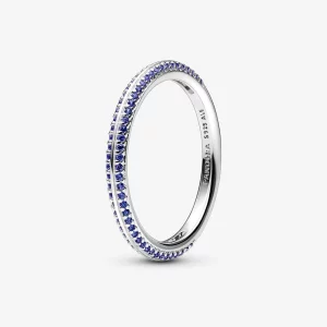 (תמונה ל-) Pandora ME Blue Pavé טבעת - 199679C03