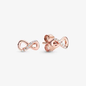 (תמונה ל-) Pandora Sparkling Infinity Stud עגילי - 288820C01