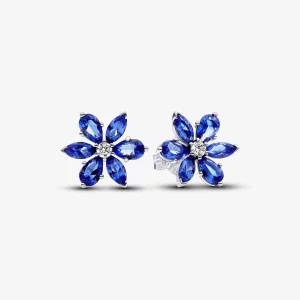 (תמונה ל-) Pandora Sparkling Blue Herbarium עגילי אשכול צמודים - 292407C01