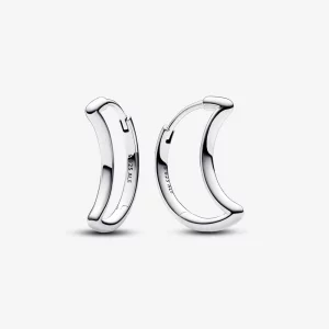(תמונה ל-) עגילי Pandora Moon Hoop - 292989C00