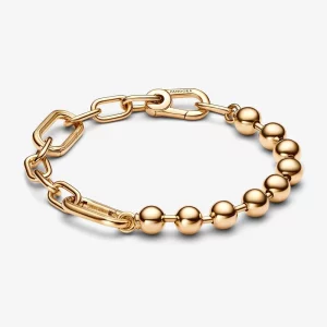 (תמונה ל-) Pandora ME Metal Bead & Link Chain צמיד - 562793C00