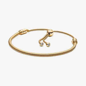 (תמונה ל-) Pandora Moments Snake Chain Slider צמיד - 569652C01