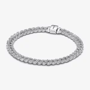 (תמונה ל-) Pandora Timeless Pavé Cuban Chain צמיד - 593008C01