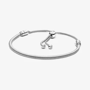 (תמונה ל-) Pandora Moments Snake Chain Slider צמיד - 599652C01