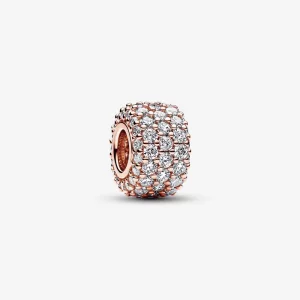 (תמונה ל-) Pandora Sparkling Pavé צ'ארם משולש שורות - 782820C01