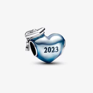 (תמונה ל-) קסם לב סיום פנדורה כחול 2023 - 792590C01