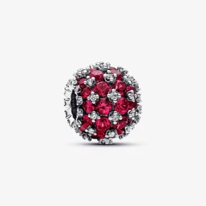 (תמונה ל-) Pandora Sparkling Pavé עגול ורוד צ'ארם - 792630C03
