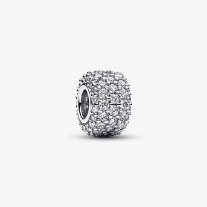 (תמונה ל-) Pandora Sparkling Pavé צ'ארם משולש שורות - 792820C01