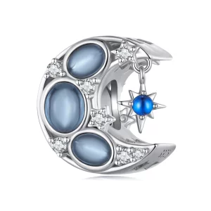 (תמונה ל-) פנדורה סגנון תליון ירח - BSC872