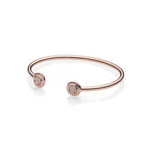 (תמונה ל-) צמיד בנגל פתוח PANDORA ROSE - 580528CZ