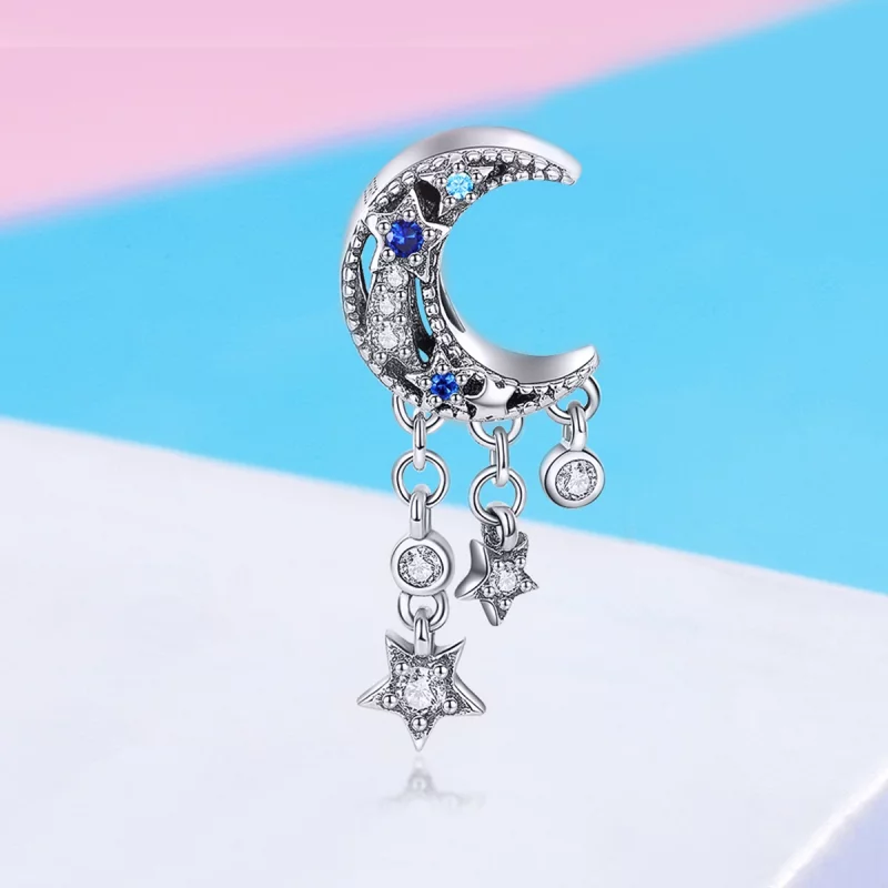 (תמונה ל-) פנדורה סטייל צ'ארמ כסף שמיים זרועי כוכבים - BSC023 - הצג 2