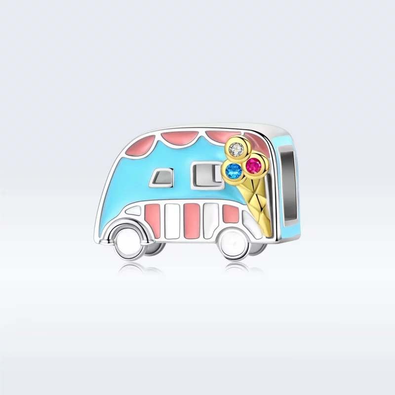 (תמונה ל-) פנדורה סטייל צ'ארמ אוטו גלידה - BSC163 - הצג 5