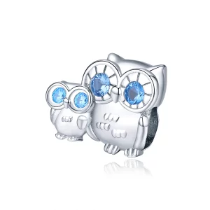 (תמונה ל-) פנדורה סטייל צ'ארמ כסף אמא ינשוף - BSC238