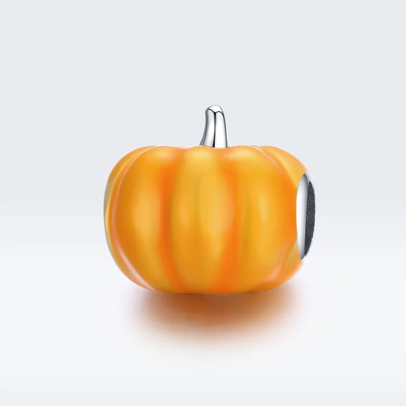 (תמונה ל-) פנדורה סטייל צ'ארמ כסף דלעת חמודה - BSC333 - הצג 5