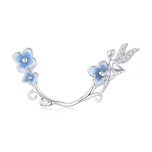 (תמונה ל-) פנדורה סטייל צ'ארמ כסף רוח פרח - BSC391