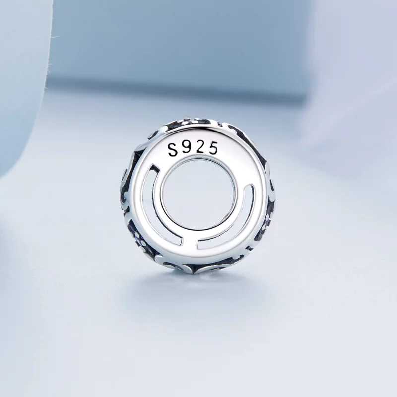 (תמונה ל-) פנדורה סטייל ספייסר כסף סטרימר - BSC639 - הצג 3