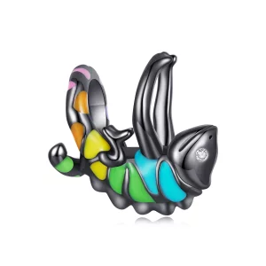פנדורה סטייל צ'ארמ כסף זיקית - BSC694 (תמונה ל-) פנדורה סטייל צ'ארמ כסף זיקית - BSC694