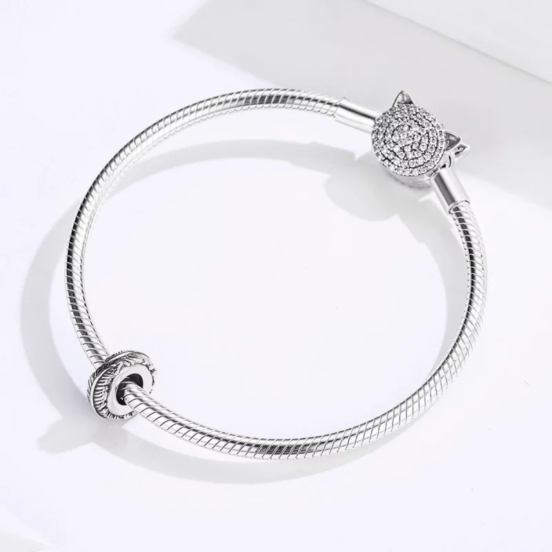 (תמונה ל-) פנדורה סטייל ספייסר כסף היד של פטימה - SCC1236 - הצג 5