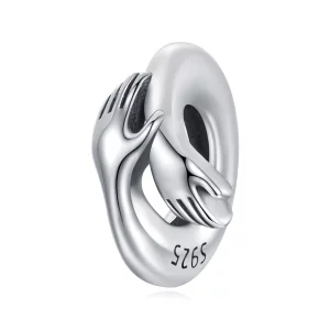 (תמונה ל-) פנדורה סטייל ספייסר כסף לאמץ - SCC2363