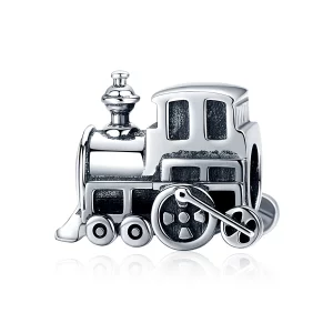 (תמונה ל-) פנדורה סטייל צ'ארמ כסף רכבת וינטאג ' - SCC507
