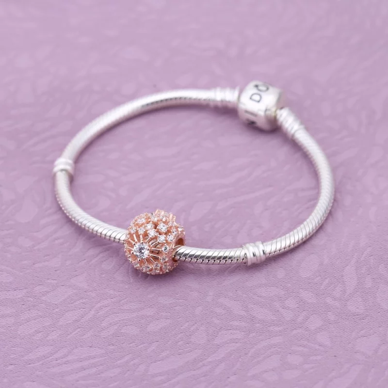 (תמונה ל-) צ'ארמ PANDORA רוז קרינה פנימית - 781370CZ - הצג 2