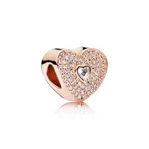 (תמונה ל-) צ'ארמ PANDORA רוז sweetheart - 781555CZ