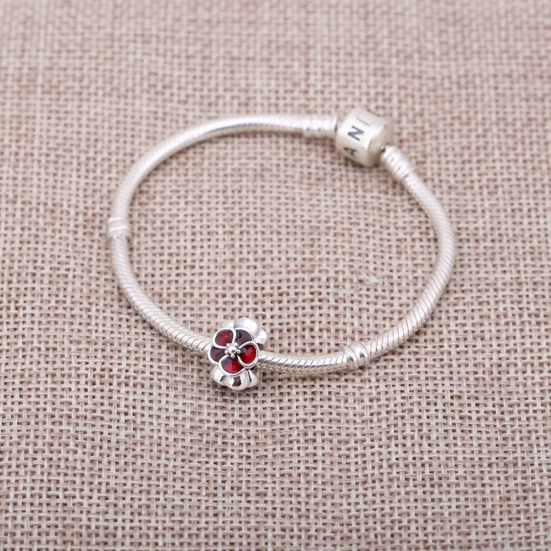 (תמונה ל-) פנדורה ספייסר כסף British Rose - 790897EN07 - הצג 2