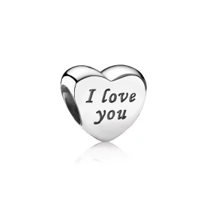 (תמונה ל-) פנדורה צ'ארמ כסף I LOVE YOU - 791422