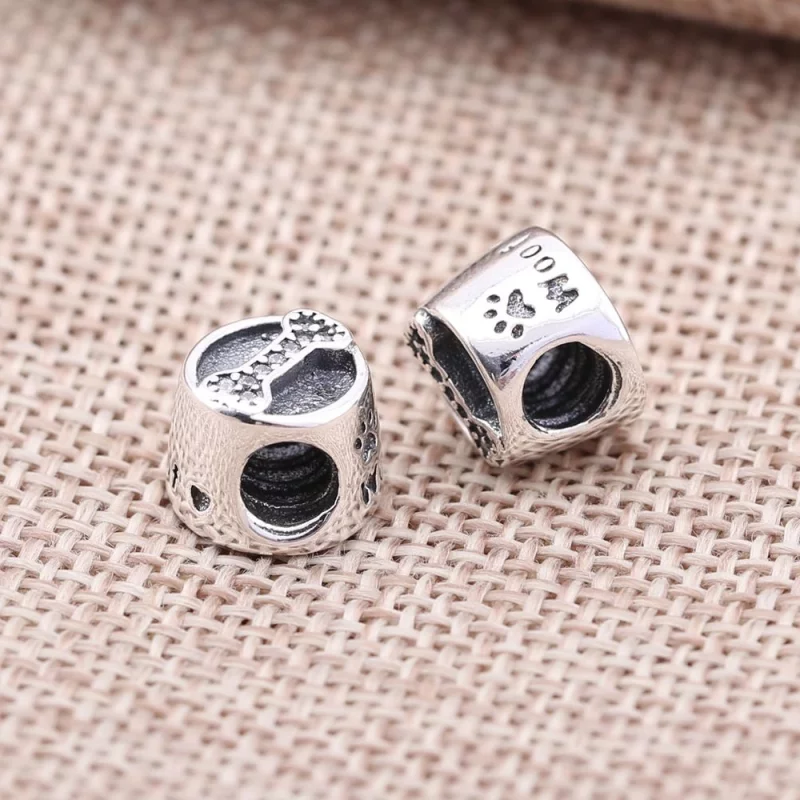 (תמונה ל-) פנדורה צ'ארמ כסף WOOF - 791708CZ - הצג 2