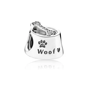 (תמונה ל-) פנדורה צ'ארמ כסף WOOF - 791708CZ