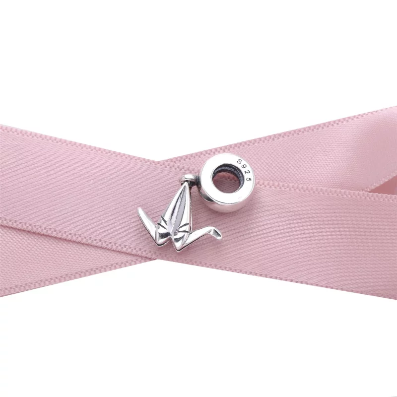 (תמונה ל-) פנדורה צ'ארמ כסף עגורן אוריגמי - 791953 - הצג 2
