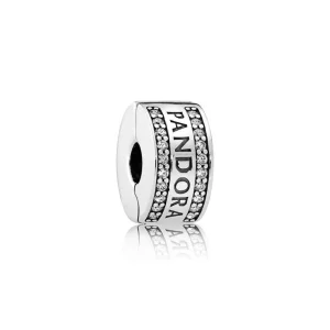 (תמונה ל-) קליפס כסף לוגו PANDORA - 792056CZ