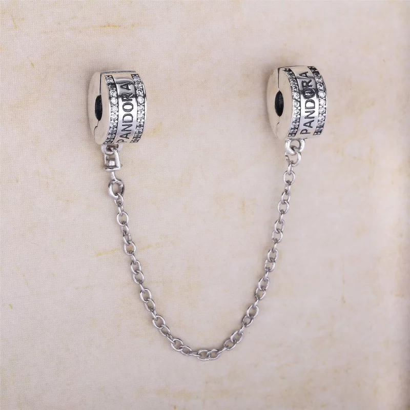 (תמונה ל-) שרשרת ביטחון לוגו PANDORA - 792057CZ - הצג 2
