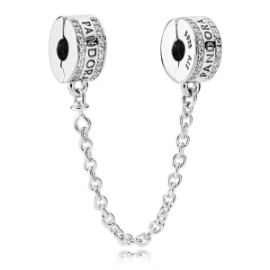 (תמונה ל-) שרשרת ביטחון לוגו PANDORA - 792057CZ