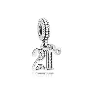 (תמונה ל-) פנדורה תליון כסף 21 Years of Love - 797263CZ