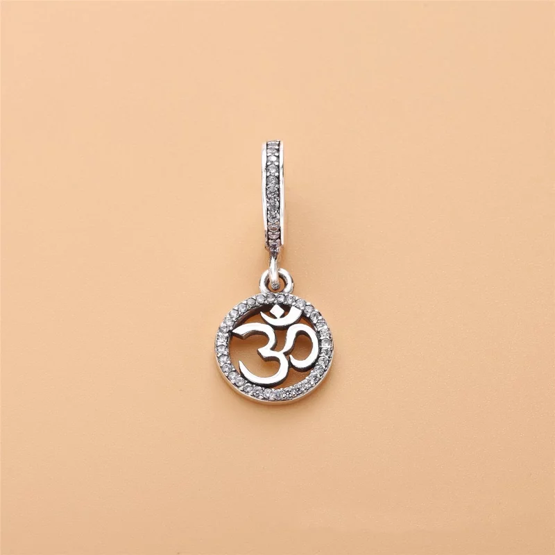 (תמונה ל-) פנדורה תליון כסף OM סמל - 797584CZ - הצג 2