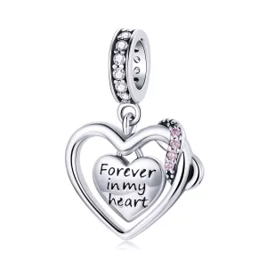 פנדורה סטייל תליון כסף אהבה אינסופית - BSC482 (תמונה ל-) פנדורה סטייל תליון כסף אהבה אינסופית - BSC482