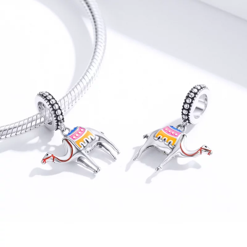 (תמונה ל-) פנדורה סטייל תליון כסף גָמָל - SCC1376 - הצג 2