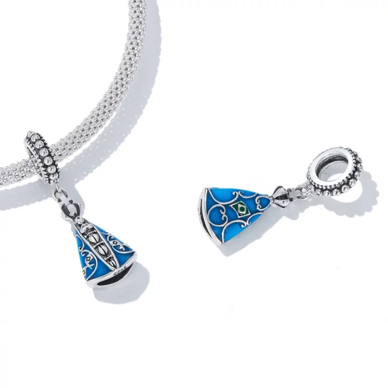 (תמונה ל-) פנדורה סטייל תליון כסף גבירתנו של אפרצ'ידה - SCC2238 - הצג 4