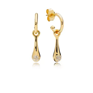 פנדורה עגילים תלויים SHINE אהבה מודרנית - 267357CZ (תמונה ל-) פנדורה עגילים תלויים SHINE אהבה מודרנית - 267357CZ