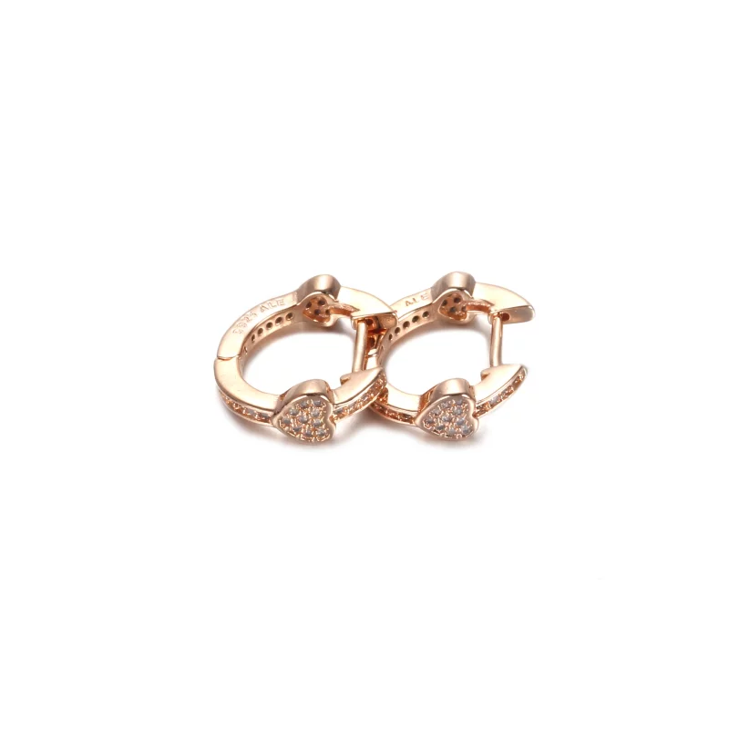 (תמונה ל-) עגילי PANDORA רוז חישוק לבבות קסומים - 287290CZ - הצג 4