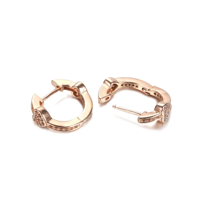 (תמונה ל-) עגילי PANDORA רוז חישוק לבבות קסומים - 287290CZ - הצג 5