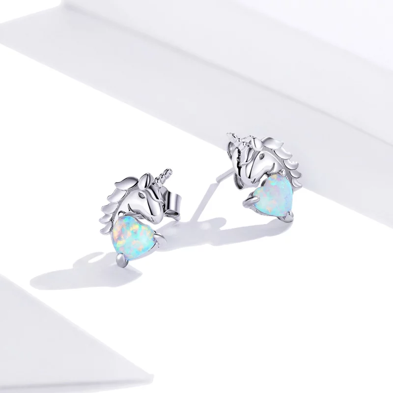 (תמונה ל-) פנדורה סטייל עגילי כסף צמודים חַדקֶרֶן - SCE896 - הצג 4