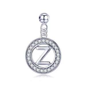 פנדורה סטייל תליון כסף משאלה אות-Z - BSP001-Z (תמונה ל-) פנדורה סטייל תליון כסף משאלה אות-Z - BSP001-Z