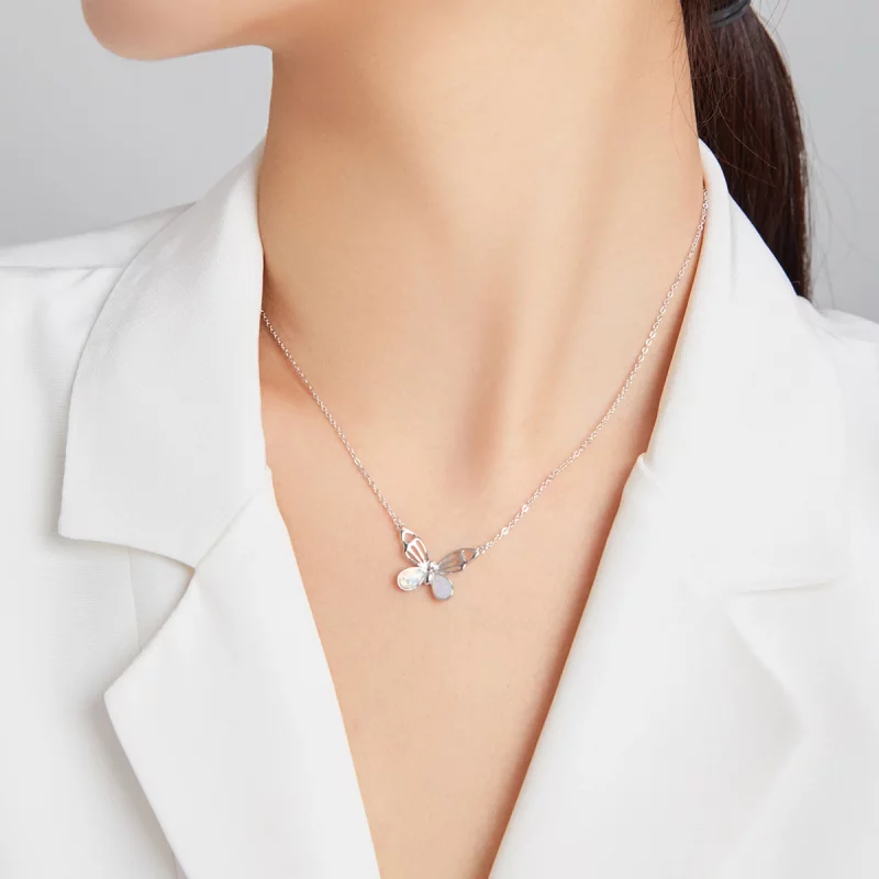 (תמונה ל-) פנדורה סטייל שרשרת כסף מטמורפוזה - BSN216 - הצג 6
