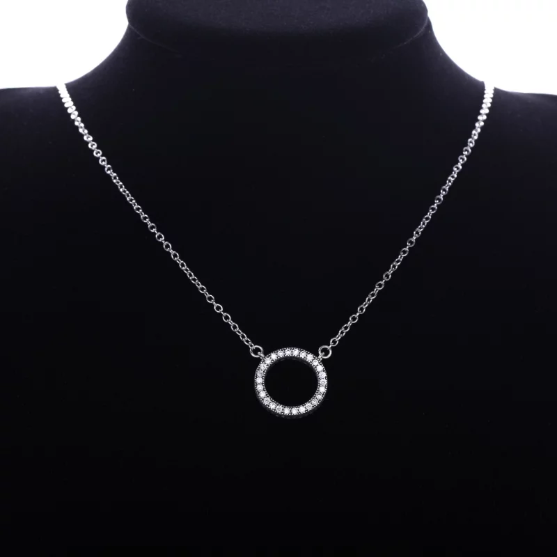 (תמונה ל-) תליון כסף לבבות PANDORA - 590514CZ-45 - הצג 3