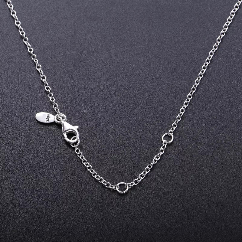 (תמונה ל-) שרשרת כסף לבבות PANDORA אוהבים - 590534CZ-45 - הצג 3